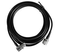 Cpolebev Coassiale per Antenna Auto RG58 RG-58 50 Ohm da 5 Metri Uhf Femmina un Uhf (Nero)