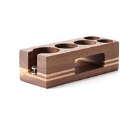 Cpolebev Coffee Tamper Holder Wood Filling Support Base Espresso Tampering Mat Station Stand per Coffee Accessories 54Mm