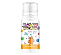 Cpolebev Colla per Puzzle, Colla per Puzzle da 60 Ml con Testa In Spugna, Sigillante per Puzzle Non Tossico e Ad Asciugatura Rapida, Durevole