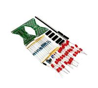 Cpolebev Componenti della Scheda PCB A Doppio Strato Saldatura Practice Suite Red LED Red Light