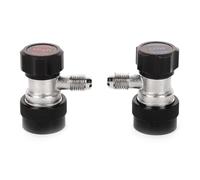 Cpolebev Compressore CA A/C R134A Adattatore Attacco Rapido Manuale R-134A Aria Condizionata Connettori 1/4 SAE Accessori