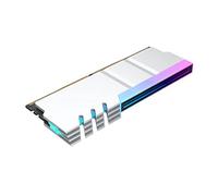 Cpolebev Computer DDR4 DDR5 5V ARGB SYNC Memoria Radiatore PC RGB Colorata RAM Dissipatore Dissipatore Raffreddamento Spessore Armatura Bianca