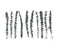 Cpolebev Confezione da 10 Pacchi di Eucalipto Essiccato Naturale, Rami di Eucalipto Freschi Conservati per Composizioni Floreali, Decorazioni per La Casa di Nozze