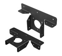 Cpolebev Confezione da 2 Staffe Angolari per Pergola Resistenti, Staffe di Estensione A 3 Vie A T per Staffa per Montanti 4 X 4, Kit Gazebo per Pergola, Durevole e Facile da Usare