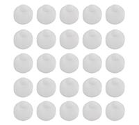 Cpolebev Confezione da 20 Boccole per Penna, Boccola per Penna Antiaderente Bianca per Tornitura Della Penna di Finitura CA (0,43 Pollici/11 Mm di Altezza, 0,55 Pollici/14 Mm di Diametro)