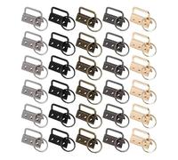 Cpolebev Confezione da 30 Clip per Appendere Nastri Metallici In 5 Colori con Strumenti Fai-Da-Te