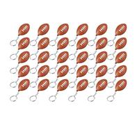 Cpolebev Confezione da 30 per Palline da Rugby per, Palline Antistress da Rugby, Ricompensa per Il Carnevale Scolastico, Decorazioni per Centrotavola Sportive