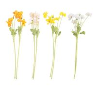 Cpolebev Confezione da 8 Fiori Artificiali di Fiori di Papavero di Seta per La Decorazione Domestica Bouquet di Fiori Finti per Feste di Matrimonio, Composizione Floreale