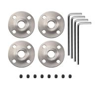 Cpolebev Connettore di Paio un Flangia da 8 Mm, Accessorio per Accoppiatore Modello Acciaio Guida, Raccordi Asse Asse per Motori Modello RC (Confezione da 4)
