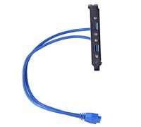 Cpolebev Connettore per un Doppia Porta da 20 Pin un USB 3.0, Estende La Porta USB 3.0 Scheda Madre Alla Cornice del Case del Computer