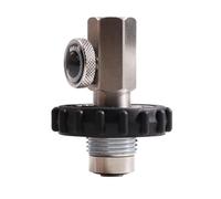 Cpolebev Connettore per Valvola di Gonfiaggio per Immersione, Valvola di Carica del Compressore D'Aria, Stazione di Riempimento, Regolatore per Immersioni Subacquee, DIN G5/8-14 A Femmina 1/4NPT Scba