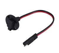 Cpolebev Connettore SAE-Porta un Parete Laterale Presa Corrente SAE,per Pannello Solare SAE un Connessione Resistente Alle Intemperie, SAE 12AWG per Caricabatterie per Generatore Solare