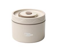 Cpolebev Contenitore per il Pranzo Caldo per Alimenti, Contenitore per il Pranzo Termico In Acciaio Inossidabile Contenitore per Alimenti Termico Portatile Bento Box Beige C Facile da Usare