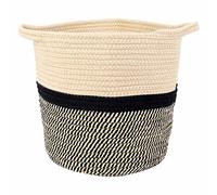 Cpolebev Contenitori Portaoggetti Cesti Organizer A Cubo, Copri Vaso per Piante Cesto per Fioriera in Tessuto Cesto per Biancheria con Manici Decorazioni per la Casa Moderne