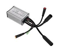 Cpolebev Controller E-Bike 36V / 48V 9 Tubi 15A Controller Connettore Impermeabile per Sostituzione Motore Brushless 36V / 48V 250W