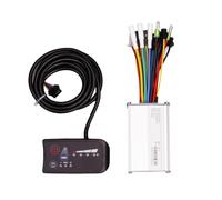 Cpolebev Controller per Bicicletta Elettrica 36V 350W Display LCD Impermeabile Controller per Bici Elettrica Spazzole Accessori per Bici Elettrica