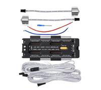 Cpolebev Controller Sensore di Movimento LED per Scale 32 Canali Dimmerabili Illuminazione Notturna per Interni Controller per Scale A Nastro LED 12V/24V