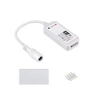 Cpolebev Controllo Vocale un Strisce Luminose un LED RGB Lavora con e Home, Controller Wireless Intelligente WIFI con App Gratuita Tramite IOS o Android