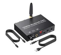 Cpolebev Convertitore Bluetooth 192KHz Trasmettitore Audio Wireless Ricevitore Adattatore Digitale Ottico da Coassiale Ad Analogico per TV Installazione Semplice