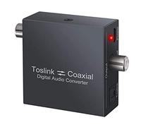 Cpolebev Convertitore Coassiale Bidirezionale, Toslink Ottico SPDIF un Toslink Coassiale e Convertitore Toslink da Coassiale un Ottico SPDIF