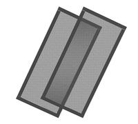 Cpolebev Coperchi di Ventilazione per Pavimento, Filtri di Ventilazione In Rete Magnetica Resistente, Schermi di Ventilazione per Registri da Pavimento In PVC da 4x10 Pollici, 2 Pezzi