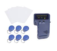 Cpolebev Copiatrice di Schede RFID Palmare 125 KHz ID (EM4100/HID/AWID) Lettore Duplicatore Scrittore con 6 Scrivibili + 6 Carte Scrivibili