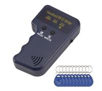 Cpolebev Copiatrice Portatile per Duplicatori di Lettori RFID da 125 KHz, Programmatore di Clonazione di Carte D'Identità di Aggiornamento, con Carte Riscrivibili da 10 Pezzi