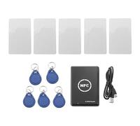 Cpolebev Copiatrice RFID Duplicatore NFC Lettore di Smart Card Scrittore 13.56MHz Programmatore Crittografato USB UID EM4305 Carta Tag Copia