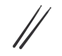 Cpolebev Coppia di bacchette in nylon da 5A per set leggero professionale Nero