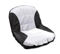 Cpolebev Coprisedili Universali per Trattorino Tosaerba, Imbottiti, Confortevoli, Portaoggetti, Accessori per Tosaerba, Nero+Grigio
