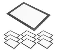Cpolebev Cornici Magnetiche per Diamanti A5 da 10 Pezzi, Cornici Magnetiche Autoadesive per Foto, Cornici per Pittura con Diamanti, Cornice per Display, Resistente, Facile da Usare, Nera