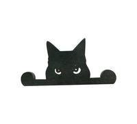 Cpolebev Cortile in Legno Decorazione Artistica Statua di Gatto da Giardino, Decorazione Statua di Gatto Ornamenti da Giardino Esterno Silhouette Decor Regali per Gatti Facile da Usare Stile 2