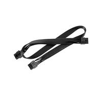 Cpolebev CPU ATX 8 Pin A Doppio PCIe 2X 8 Pin (6 + 2) Adattatore di Alimentazione per Alimentatore Modulare (63 Cm + 23 Cm)