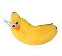 Cpolebev Creativi Novità Volti Divertenti Simulazione Frutta Banana Gialla Personaggio Morbidi Vestiti Imbottiti Scatola di Matite A
