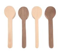 Cpolebev Cucchiaio da Intaglio nel Legno nel Legno di Faggio e Noce Grezzo Kit di Whittling Artigianale nel Legno per Whittler (4 Pezzi)