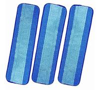 Cpolebev Cuscinetti di Ricambio per per Pavimenti in Legno Duro Accessori per La Pulizia del Pavimento, Mop Riutilizzabile in Microfibra per Pavimenti