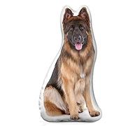 Cpolebev Cuscino Personalizzato del Cane Pastore Tedesco, Cuscino Morbido e Confortevole Progettato in 3D del Tuo Animale Domestico Preferito Resistente Facile da Usare Circa 50 cm