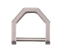 Cpolebev D-Type Multifunzionale Mini Full Titanio Fibbia Fibbia per Auto Fibbia per Esterni Strumento EDC Fibbia a di -L