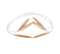 Cpolebev da Maglia Circolari nel bambù Set da Maglia Circolari Oversize Jumbo per Filato Grosso Taglia USA 19, 35, 50