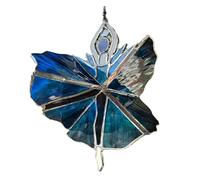 Cpolebev Dancing Lady Stained Glass Spinner Decorazione da Appendere all'Esterno Decorazioni da Giardino Girandola Decorativa A da Esterno A