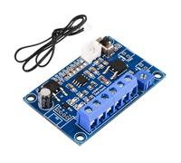 Cpolebev DC 12V 24V 4A Controllo Della Temperatura Della Ventola 2/3/4 Modulo di Regolazione Della Velocità Della Ventola del Telaio del PWM Termostato Regolatore di Velocità