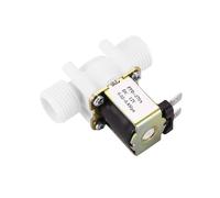Cpolebev Dc12V C Elettrovalvola per Elettrovalvola Normalmente Chiusa nel Plastica G1 / 2 Pollici Elettrovalvola per Distributore di Acqua