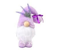Cpolebev Decorazione con Gnomi Svedesi Color Lavanda per la Casa, Viola Pastello, Vassoio A più Livelli, Decorazione in Peluche, Nano Nordico, Durevole, Facile da Installare