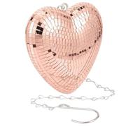 Cpolebev Decorazione con Palline da Discoteca A Forma di Cuore per Feste, Bar, KTV, ECC. Decorazioni da Discoteca Sospese