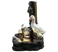 Cpolebev Decorazione del Giardino della del Patio Famiglia 'Anatra Resina, Statua della Resina Giardino degli Animali per Progettazione del Giardino del Paesaggio All'Aperto, A