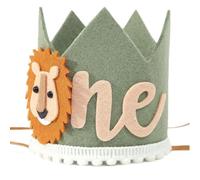 Cpolebev di Compleanno di Verde Avocado per Bambini di 1 Anno Prima Festa per Bambini in Tessuto Non Tessuto Bianca C