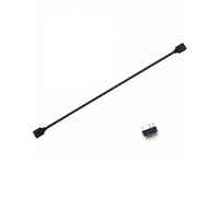 Cpolebev di Prolunga 5V un 3 Pin per Scheda Madre del Computer Prolunga di Connessione Hub Splitter ARGB, Nero