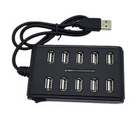 Cpolebev di Prolunga Ad Alta velocità a 10 Porte Adattatore Hub USB 2.0 per Dispositivo di Interfaccia PCB per Laptop