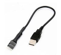 Cpolebev di Prolunga per Dati Interni Della Scheda Madre del Pc da 9 Pin un Usb Esterno un da 20 Cm