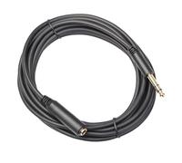 Cpolebev di Prolunga Stereo da 1/4 TRS da 6,35 mm A 6,35 mm Femmina di Prolunga per Cuffie Placcato 300 cm